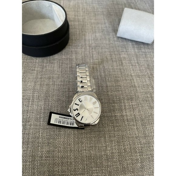 NWT Just Cavalli Silver Toned Watch JC1L008M0065